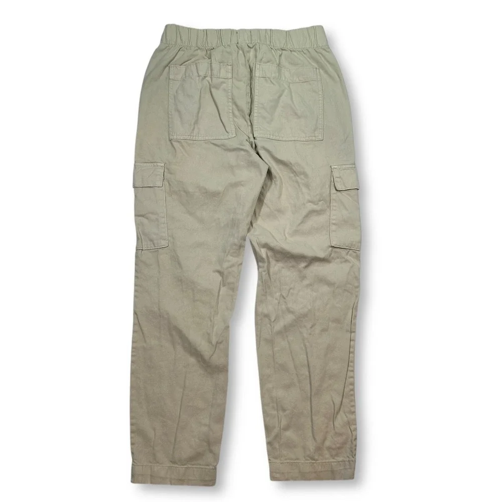 Gap Cargo Pants Elastic Waist Casual Khaki Beige Trousers Men's Size S‎
